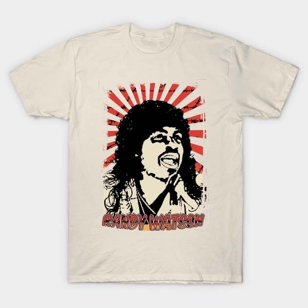 Randy Watson 80s Retro Vintage Aesthetic T-Shirt by Ihkwan Art